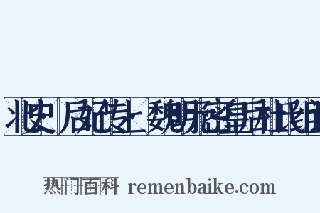 北史·后妃传上·魏明元密皇后杜氏组词是什么意思的图片